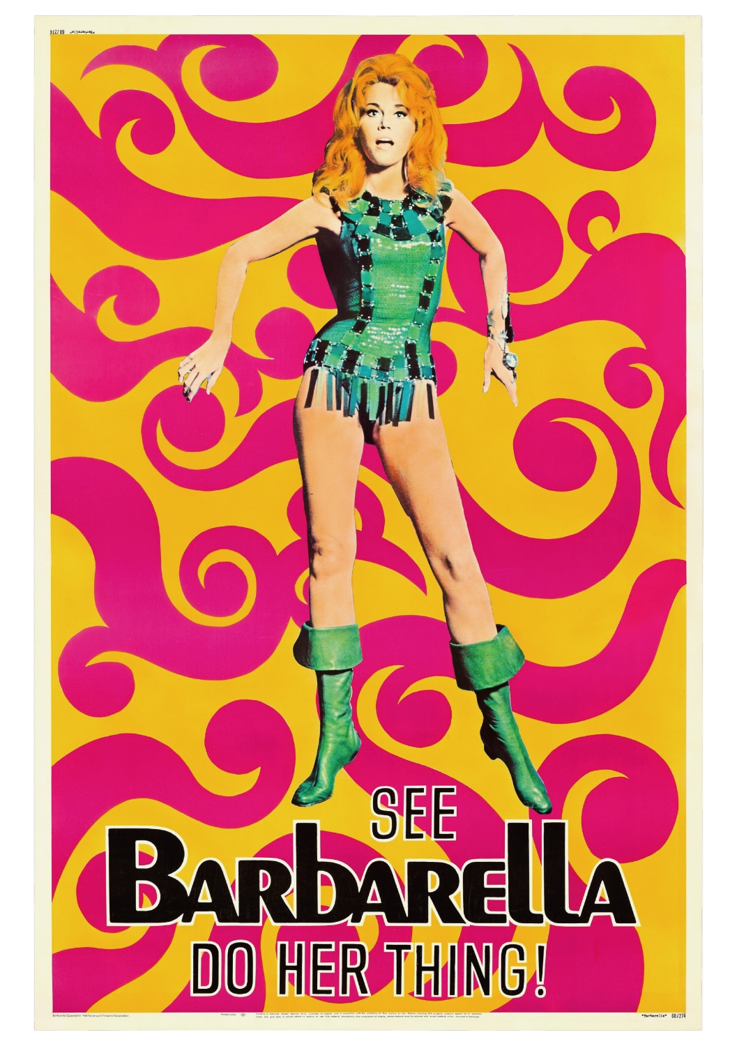 「SF映画ポスター・コレクション ’60s - ’80s」大垣書店 麻布台ヒルズ店限定特典となる「バーバレラ」ポストカード