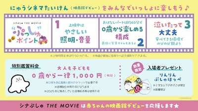 「シナぷしゅ THE MOVIE ぷしゅほっぺダンシングPARTY」“にゅうシネマたいけん”紹介画像