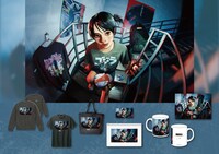 ゴジラ・ストア「HEAT RAY CAMPAIGN（ヒートレイキャンペーン）」商品ビジュアル（雪下まゆver）