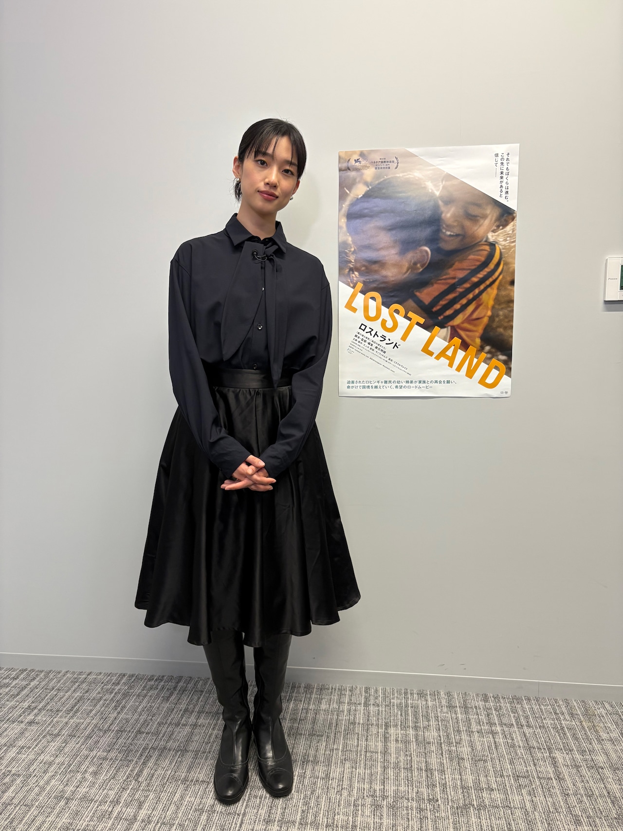 「LOST LAND」特別上映会に藤元明緒・河合優実が登壇、難民キャンプ訪問を振り返る