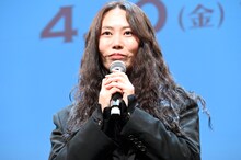 韓国映画「大丈夫、大丈夫、大丈夫！」試写会に登壇したキム・へヨン