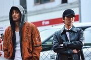 「TOKYO BURST-犯罪都市-」場面写真。左から福士蒼汰演じる村田蓮司、オム・ギジュン演じるキム・フン