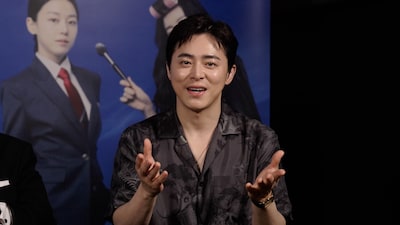 映画「PILOT ー人生のリフライトー」でハン・ジョンウ、ハン・ジョンミの2役を演じたチョ・ジョンソク