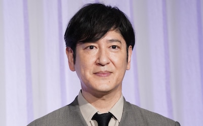 「月夜行路 －答えは名作の中に－」制作発表会見に出席した田中直樹