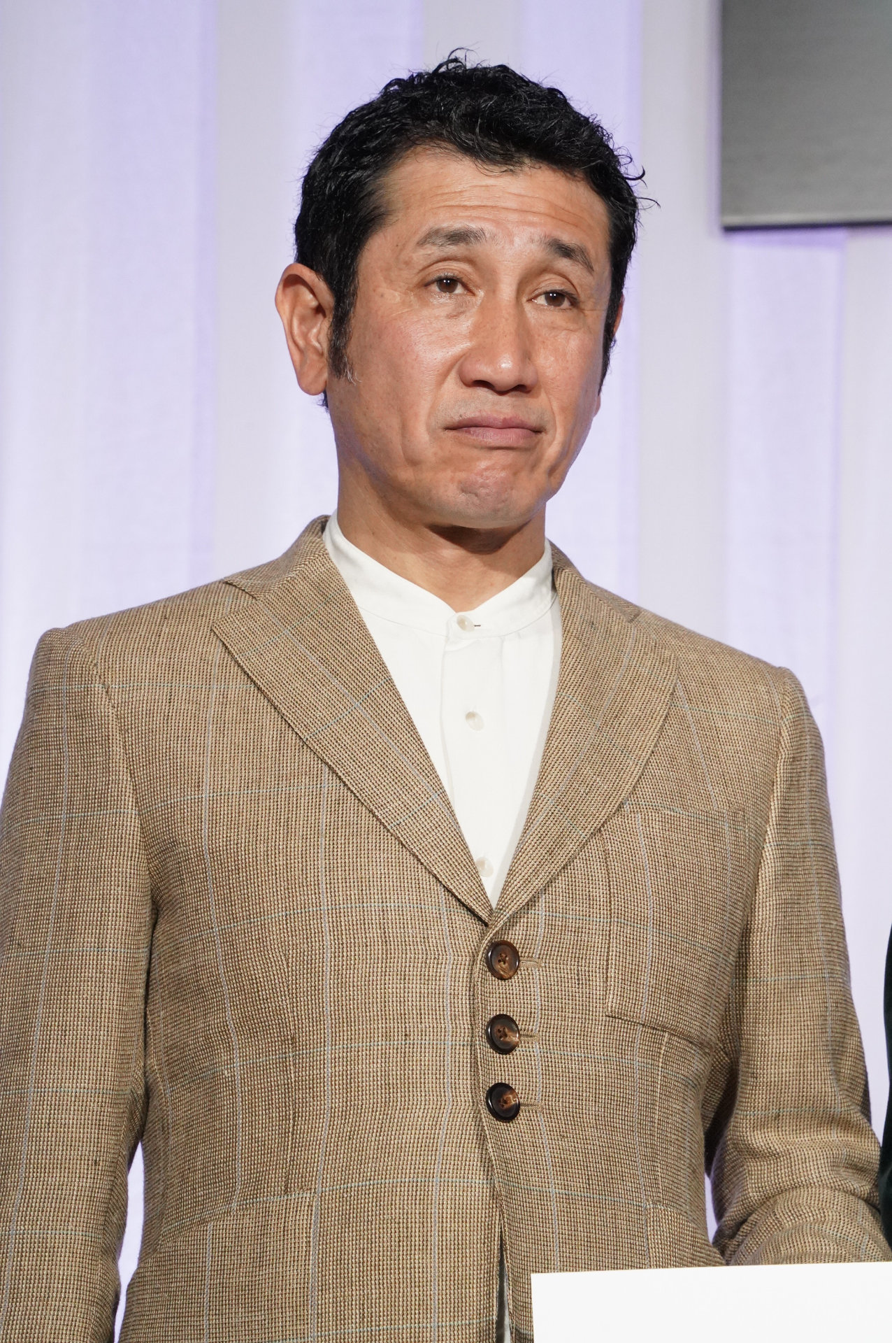 「月夜行路 －答えは名作の中に－」制作発表会見に出席した渋川清彦