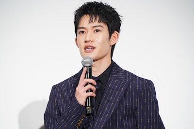 「90メートル」公開記念舞台挨拶に登壇した山時聡真