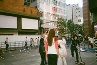 「炎上」メイキング写真