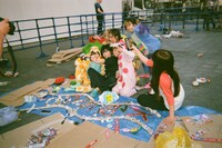 「炎上」メイキング写真