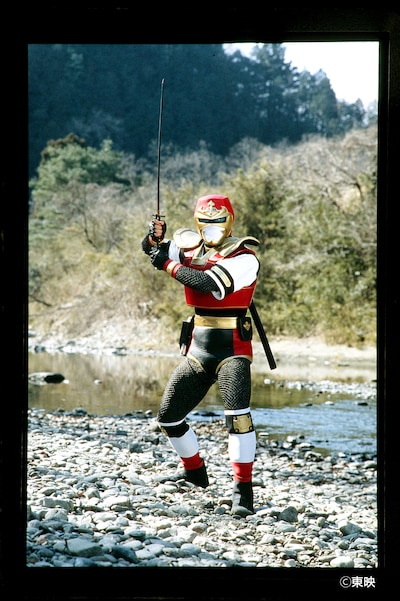 ギャバン・ライヤのモチーフとなった、「世界忍者戦ジライヤ」の主人公ジライヤ