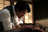 医療時代劇「幕末ヒポクラテスたち」新場面写真より、藤原季節演じる気性の荒い青年・新左