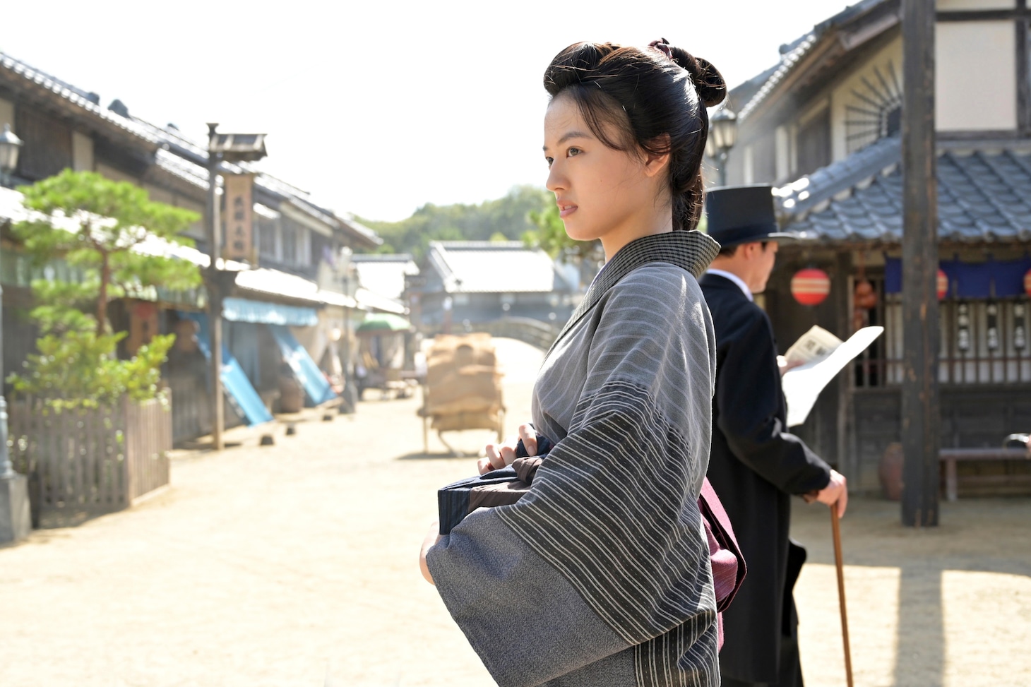 NHK連続テレビ小説「風、薫る」より、上坂樹里演じる大家直美