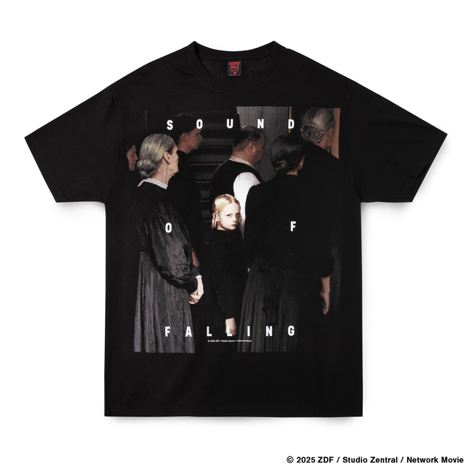 SOUND OF FALLING × GEEKS RULE 15 SILKSCREEN PRINTING T SHIRT」表面