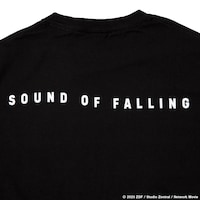 「SOUND OF FALLING × GEEKS RULE 15 SILKSCREEN PRINTING T SHIRT」背面一部（税込1万2100円）