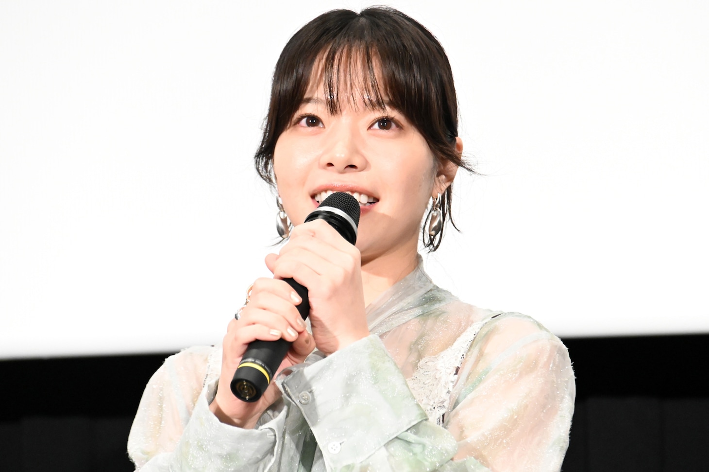 映画「シンシン アンド ザ マウス／SINSIN AND THE MOUSE」プレミア上映会に登壇した岸井ゆきの