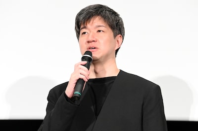 映画「シンシン アンド ザ マウス／SINSIN AND THE MOUSE」プレミア上映会に登壇した真壁幸紀