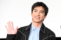 映画「シンシン アンド ザ マウス／SINSIN AND THE MOUSE」プレミア上映会に登壇したツェン・ジンホア（曾敬驊）