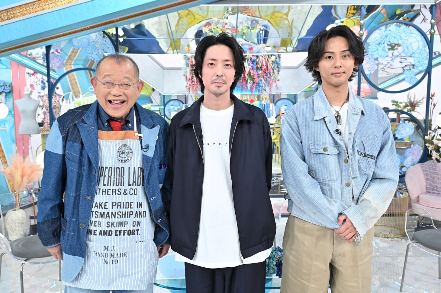 「A-Studio+」4月3日放送回の様子。左から笑福亭鶴瓶、若葉竜也、藤ヶ谷太輔