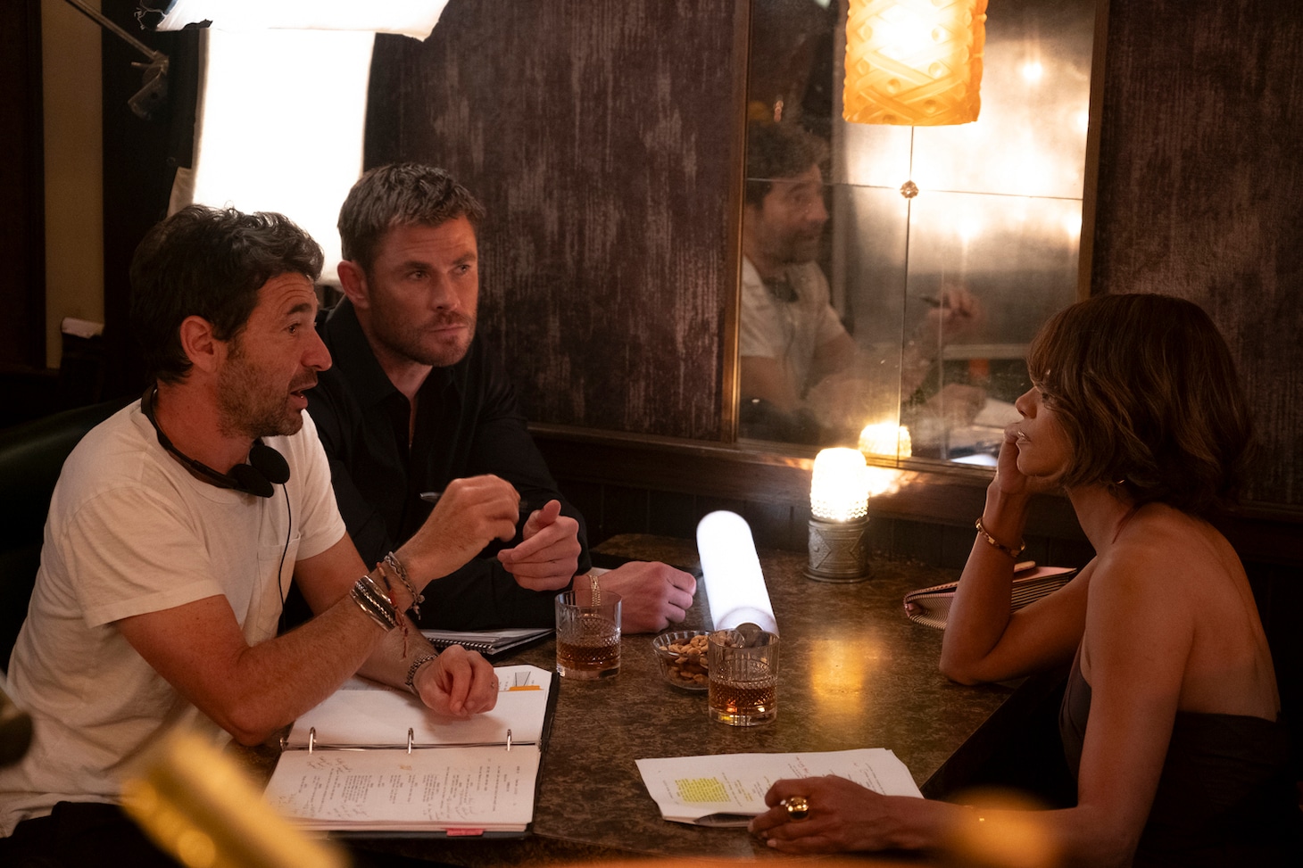 「クライム101」メイキング写真