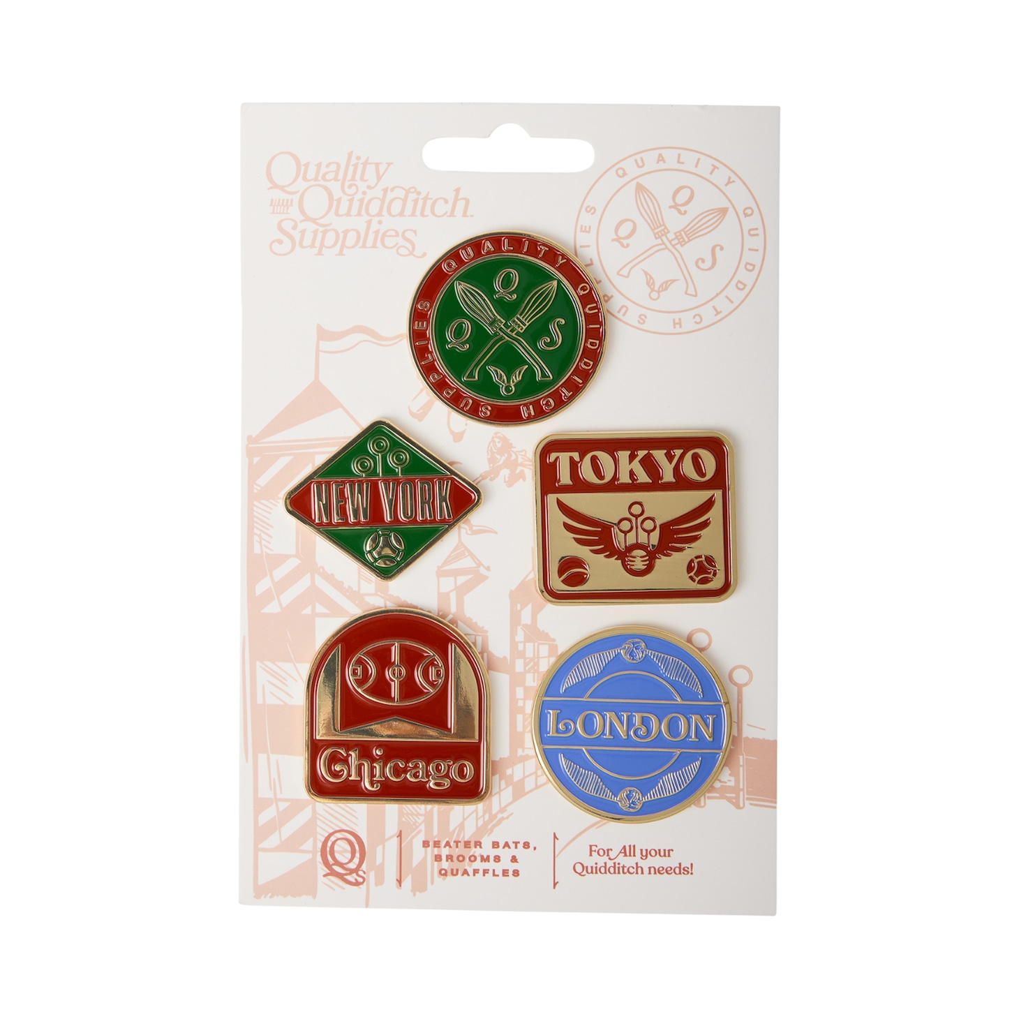 「クィディッチコレクション」高級クィディッチ用具店 マグネットセット（税込2000円）