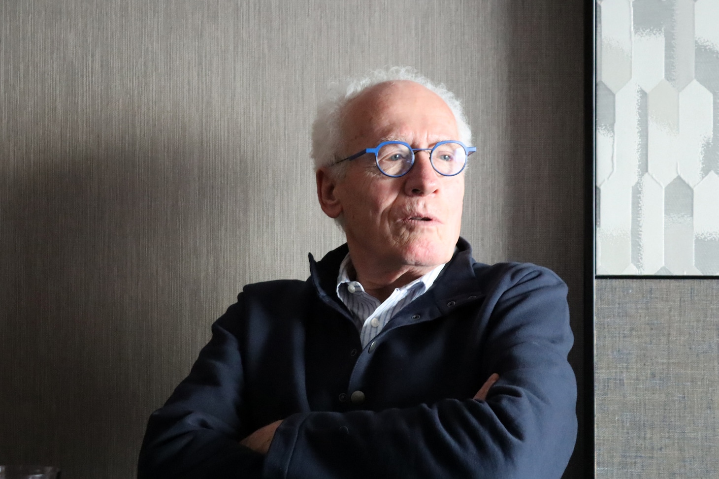 映画「そして彼女たちは」合同取材会に出席したジャン＝ピエール・ダルデンヌ