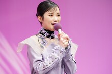 ドラマ「惡の華」記者会見に出席した井頭愛海