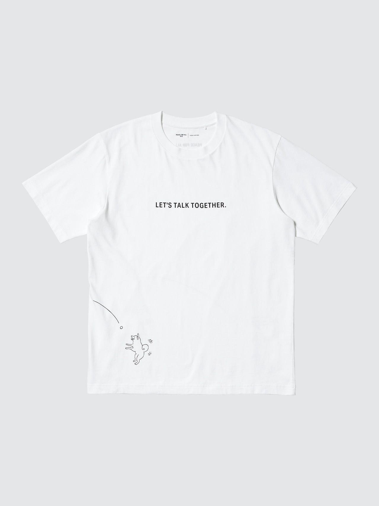 ユニクロ「PEACE FOR ALL チャリティTシャツ」（栗山英樹コラボ / 表面）