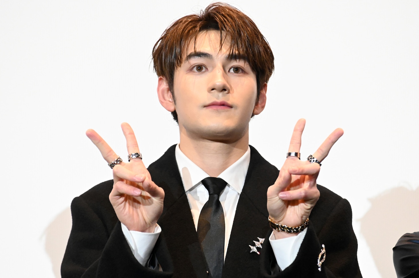 アクション映画「殺手#4（キラー・ナンバー4）」初日舞台挨拶に登壇したジェフリー・ガイ（魏浚笙）