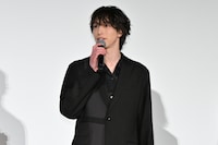 映画「炎かがよへ」初日舞台挨拶に登壇した杉江大志