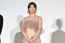 映画「炎かがよへ」初日舞台挨拶に登壇した樋口日奈