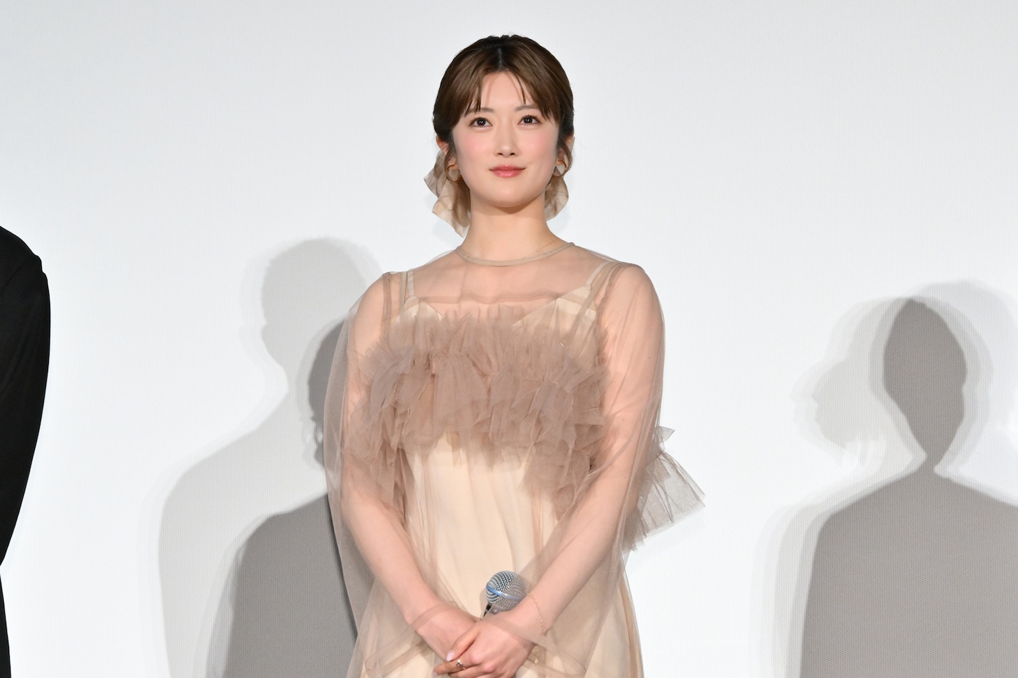 映画「炎かがよへ」初日舞台挨拶に登壇した樋口日奈