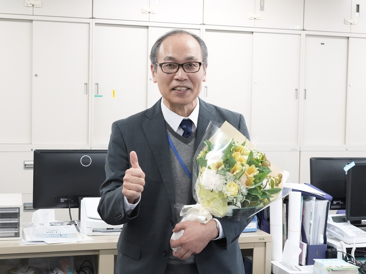 ドラマ「東京P.D. 警視庁広報2係」の撮影を終えた正名僕蔵