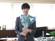 ドラマ「東京P.D. 警視庁広報2係」の撮影を終えた谷原七音