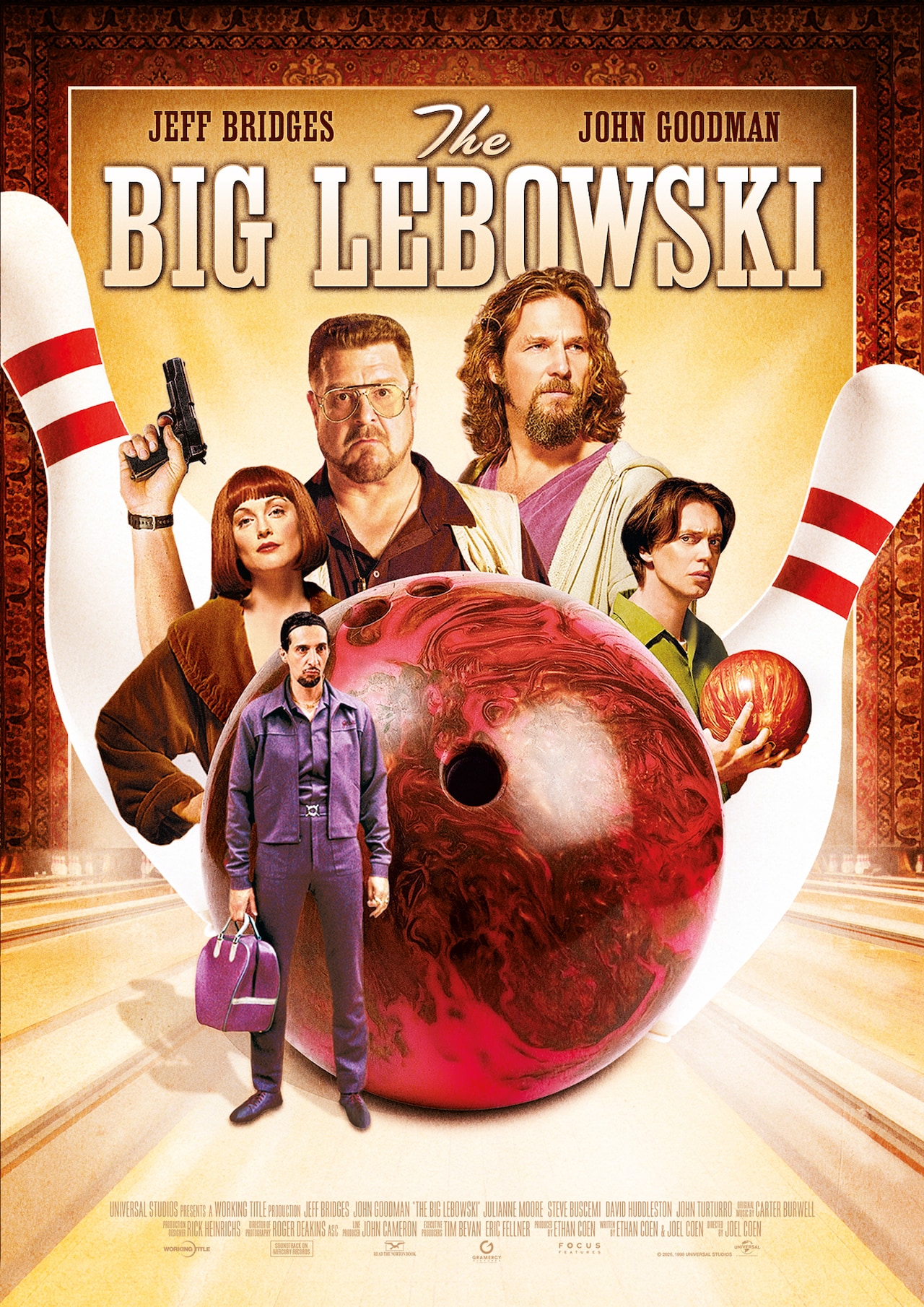 映画 ビッグ・リボウスキ コーエン兄弟 B2 ポスター 上映時オリジナル 非売品 Yahoo!オークション - 海外版ポスター『ビッグ・リボウスキ』（The Big
