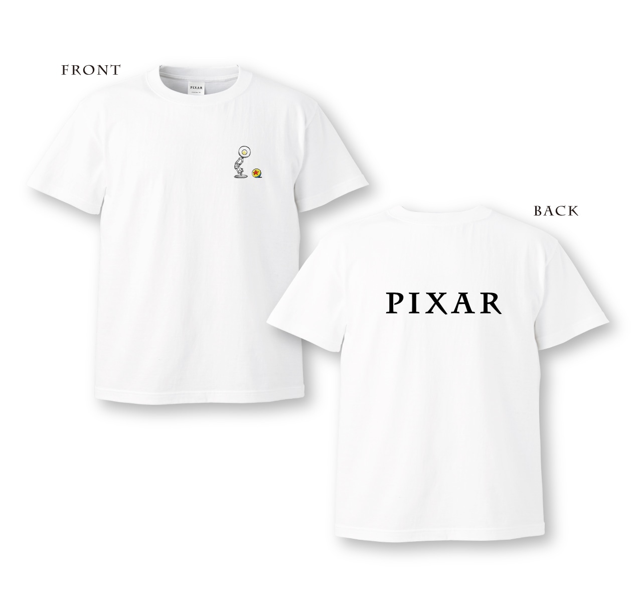 「Happyくじ / PIXAR 2026」B賞のTシャツ（全1種）