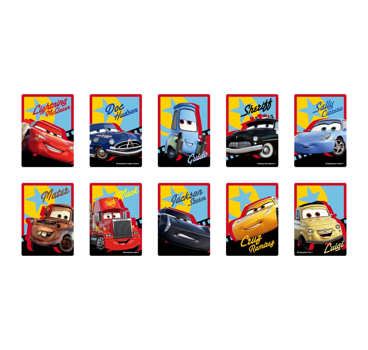 「Happyくじ / PIXAR 2026」L賞のピクサーカードコレクション（全9種）