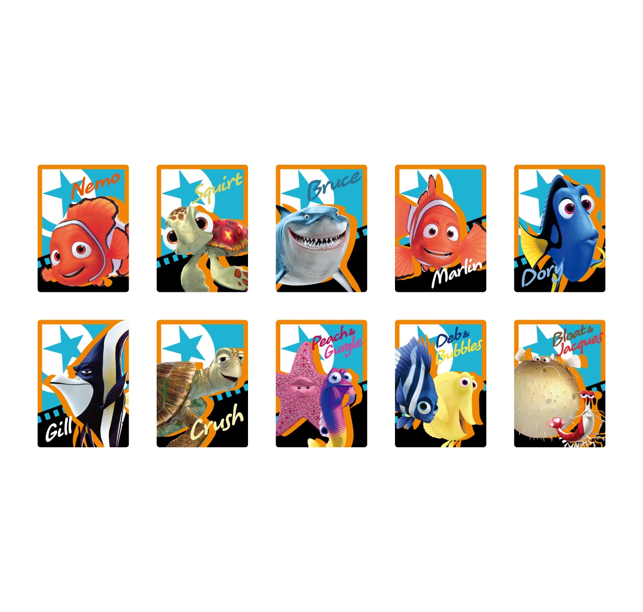 「Happyくじ / PIXAR 2026」L賞のピクサーカードコレクション（全9種）