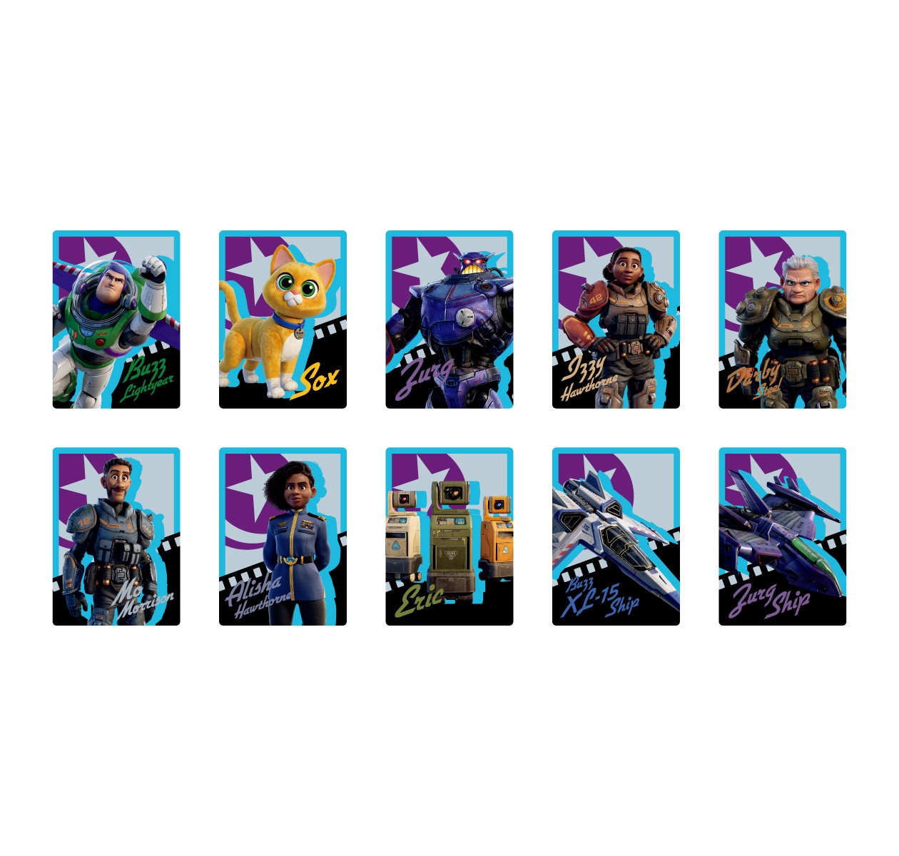 「Happyくじ / PIXAR 2026」L賞のピクサーカードコレクション（全9種）