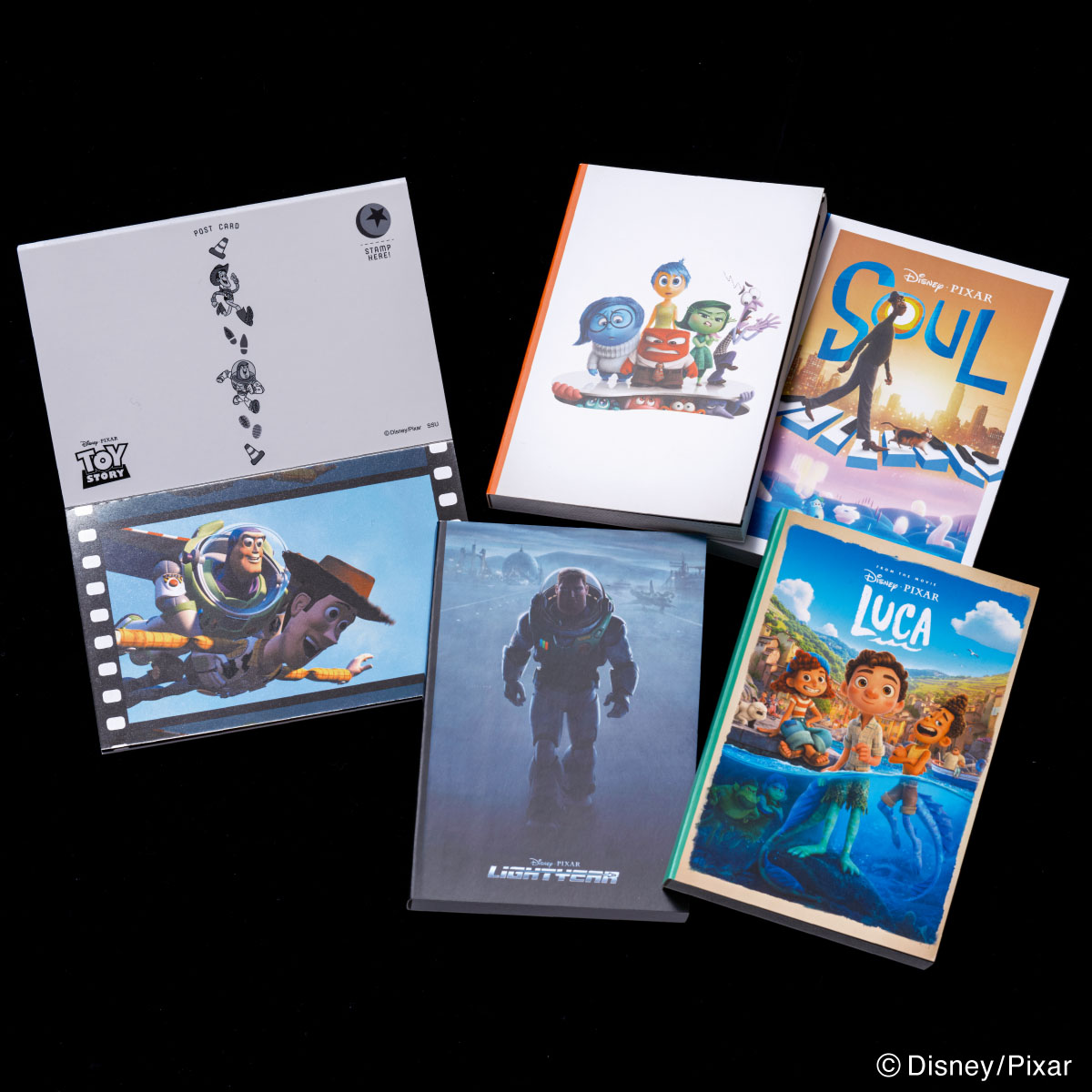 「Happyくじ / PIXAR 2026」I賞のポストカードブック（全5種）イメージ画像