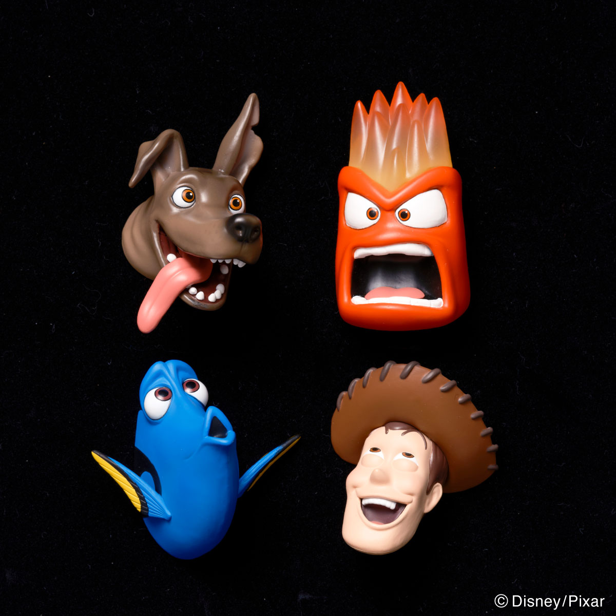 「Happyくじ / PIXAR 2026」F賞のフェイスマグネット（全4種）イメージ画像