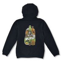 「スター・ウォーズ」関連コレクション「STAR WARS」より、長袖パーカー（裏 / 税込8000円）