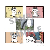 「脛擦りの森」2週目の入場者特典となる「ぱんだにあ描き下ろしステッカー」（ランダム・全5種）