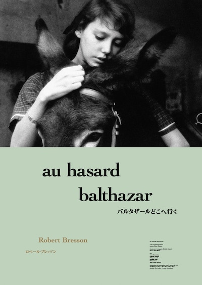 「バルタザールどこへ行く 4Kレストア」ポスタービジュアル ©1966 Argos Films – Parc Film – Athos Films – Swedish Film Institut – Svensk Filmindustri