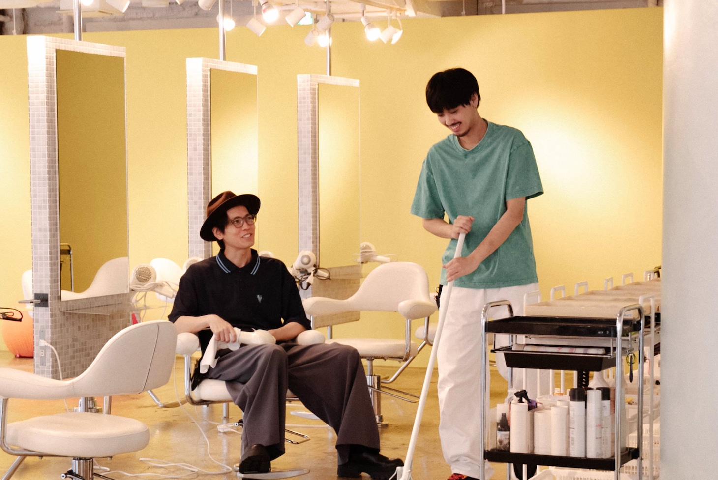 「死神バーバー」のワンシーン