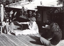 左から女優のマリア・シュナイダー、監督のデルフィーヌ・セリッグ ©Families Seyrig and Roussopoulos Archive_Centre audiovisuel Simone de Beauvoir