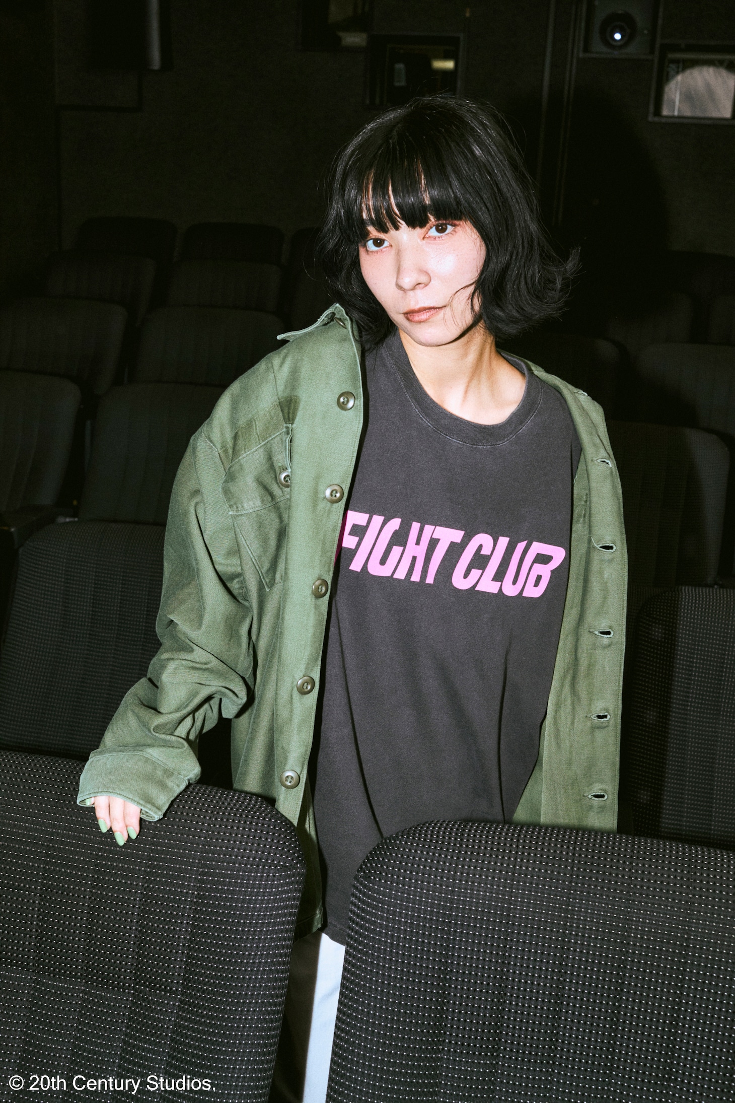 GOOD ROCK SPEED（グッドロックスピード）20世紀スタジオTシャツコレクション（「ファイト・クラブ」）の着用イメージ