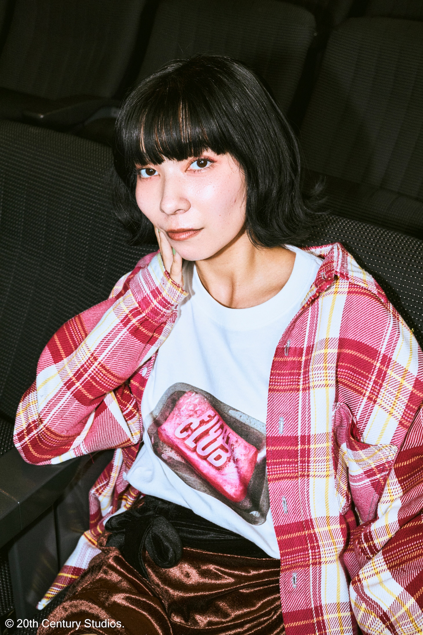 GOOD ROCK SPEED（グッドロックスピード）20世紀スタジオTシャツコレクション（「ファイト・クラブ」）の着用イメージ