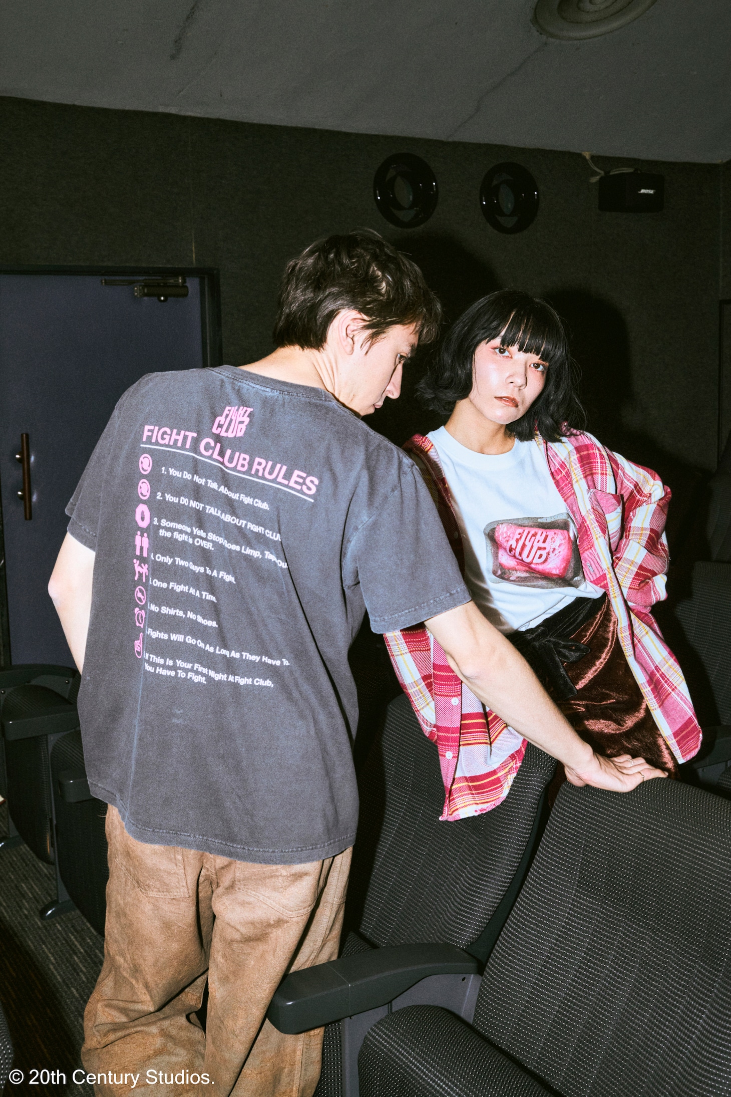 GOOD ROCK SPEED（グッドロックスピード）20世紀スタジオTシャツコレクション（「ファイト・クラブ」）の着用イメージ