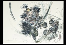 時代劇「炎かがよへ」天野喜孝が手がけたキャラクター設定画