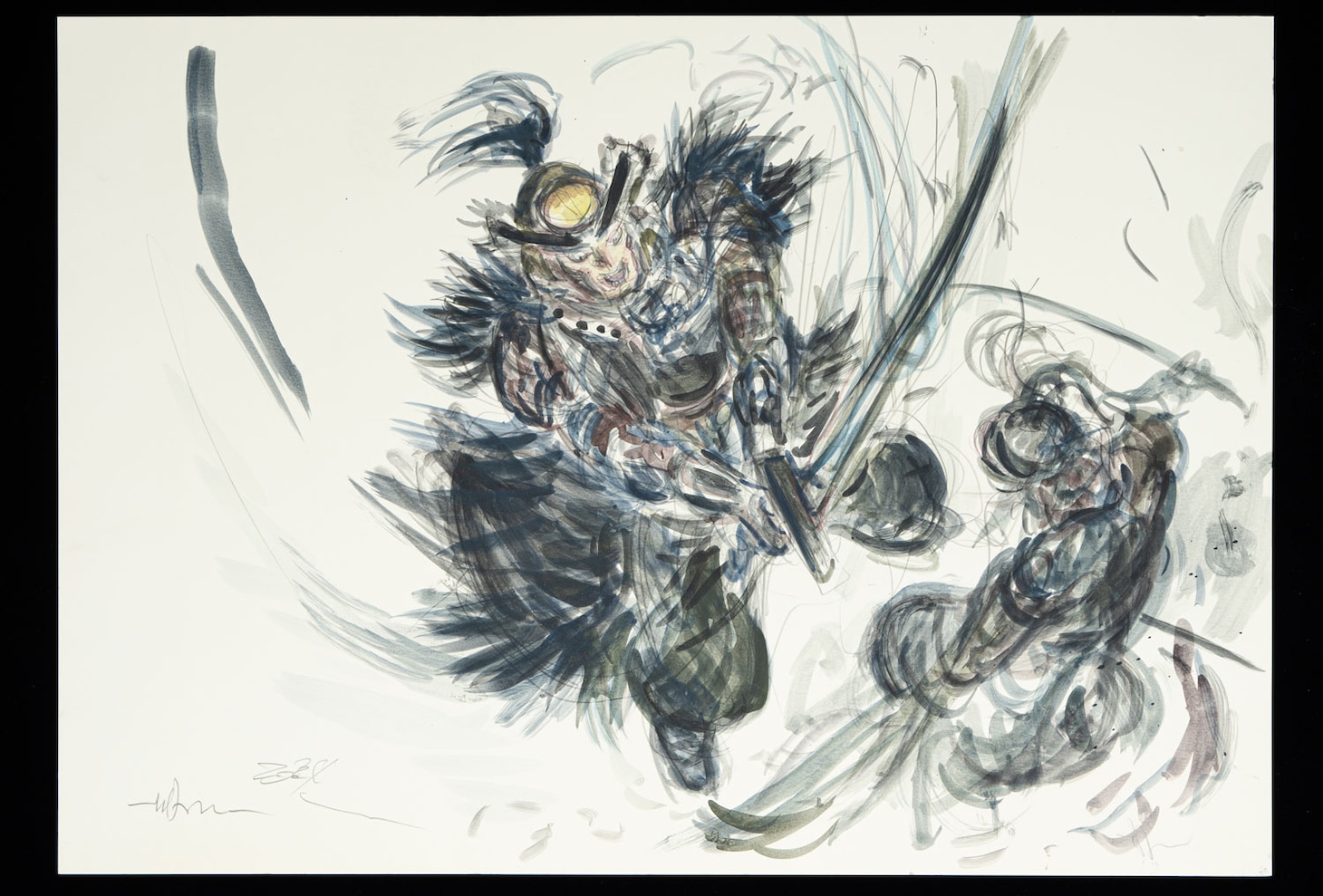 時代劇「炎かがよへ」天野喜孝が手がけたキャラクター設定画