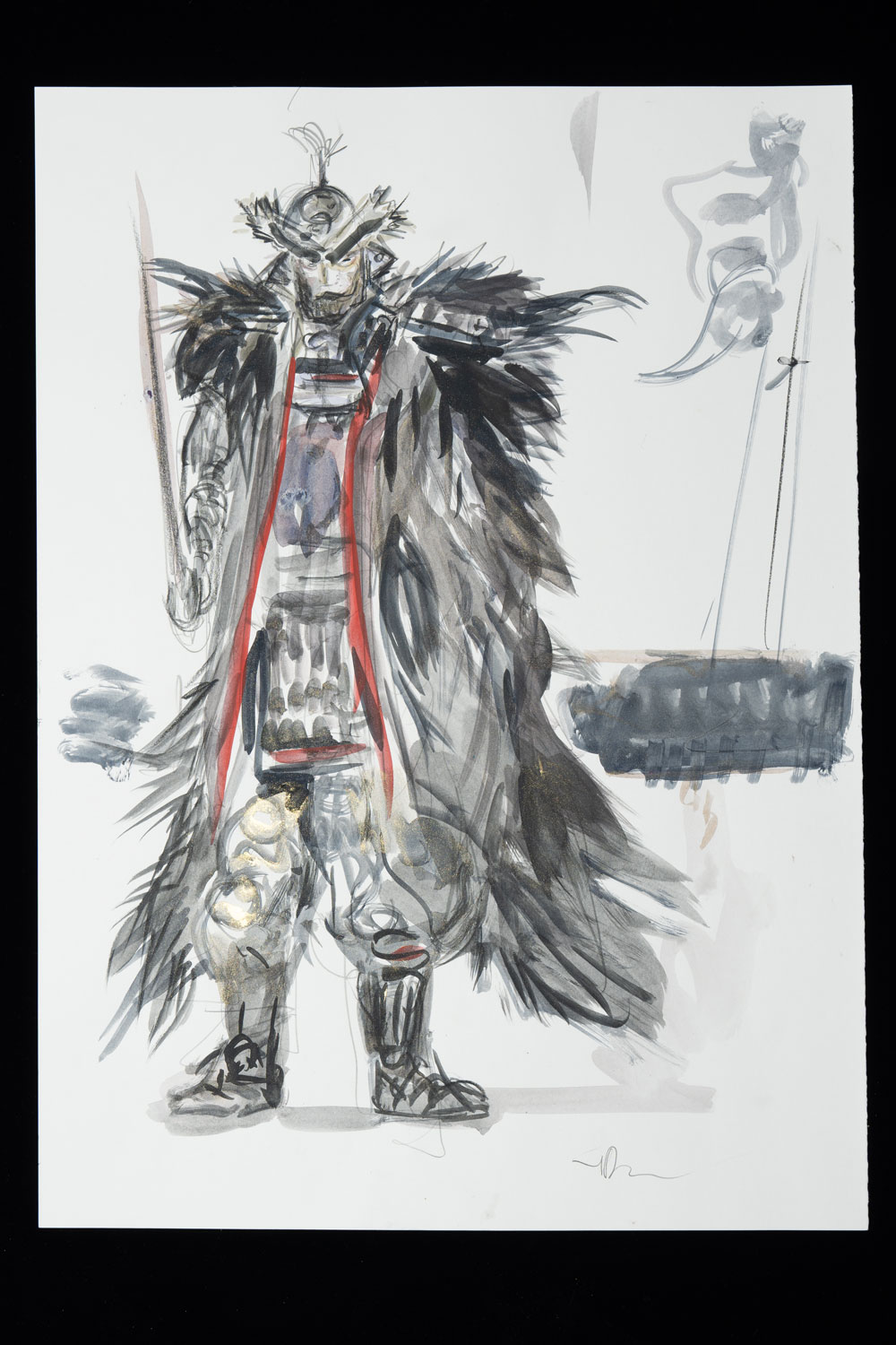 時代劇「炎かがよへ」天野喜孝が手がけたキャラクター設定画